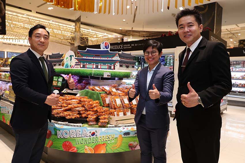 รัฐบาลเกาหลี เชื่อมั่นวัชมนฟู้ด ชวนคนไทยชิมผัก - ผลไม้นำเข้า  อัดสินค้ามากกว่า 50 ชนิด